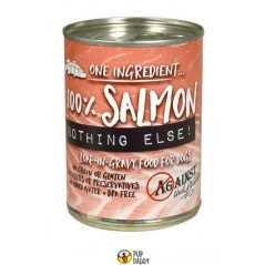 Against the Grain Nothing Else Grain Free One Ingredient 100% Salmon Canned Dog Food – 11 oz, case of 12 | PetFlow