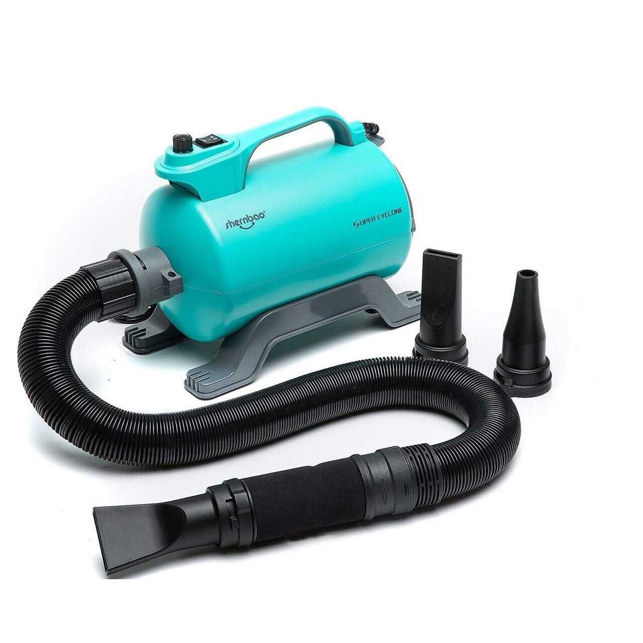 shernbao High Velocity Professional Dog Pet Grooming Hair Force Dryer Blower Super Cyclone 5.0HP