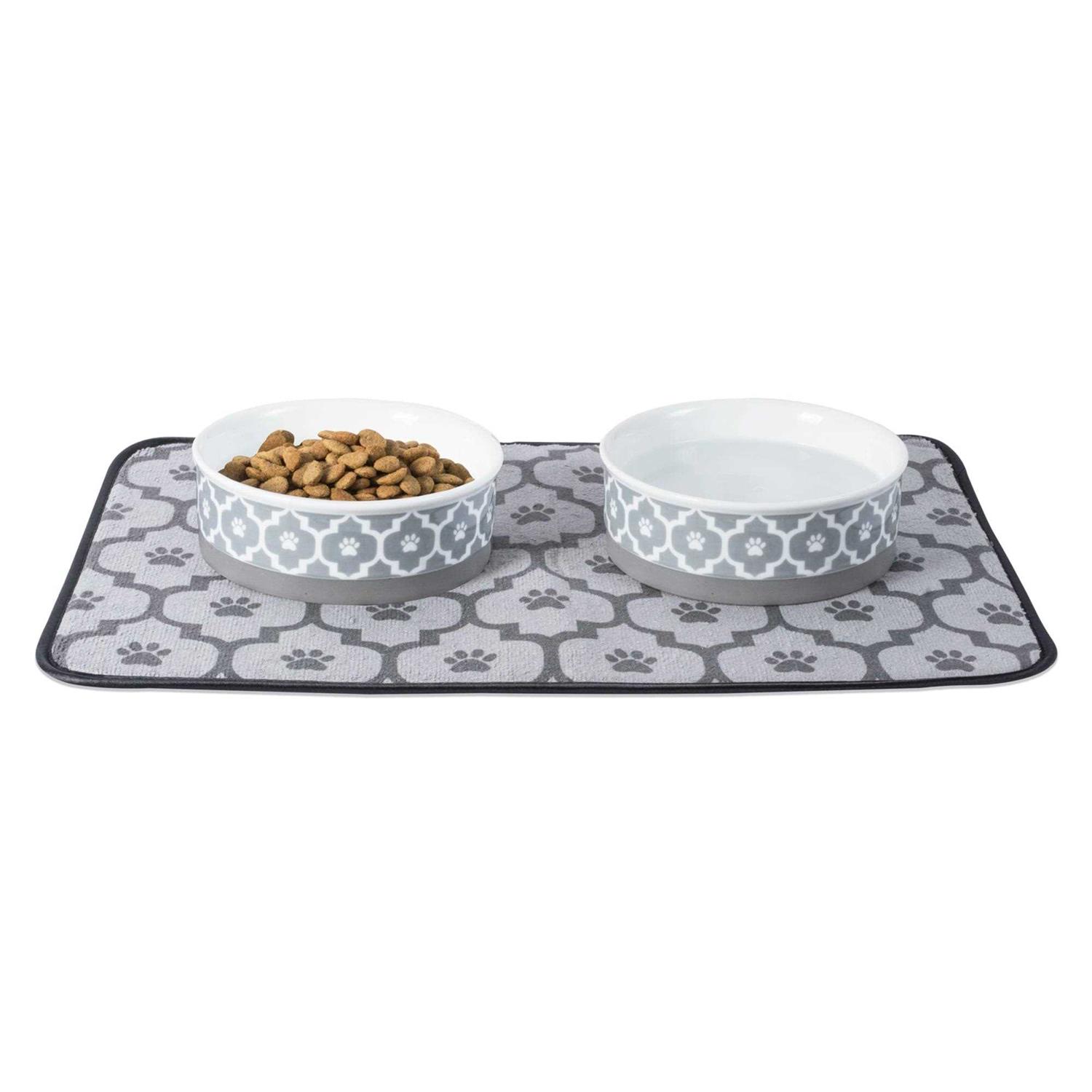 Bone Dry Lattice Pet Bowl