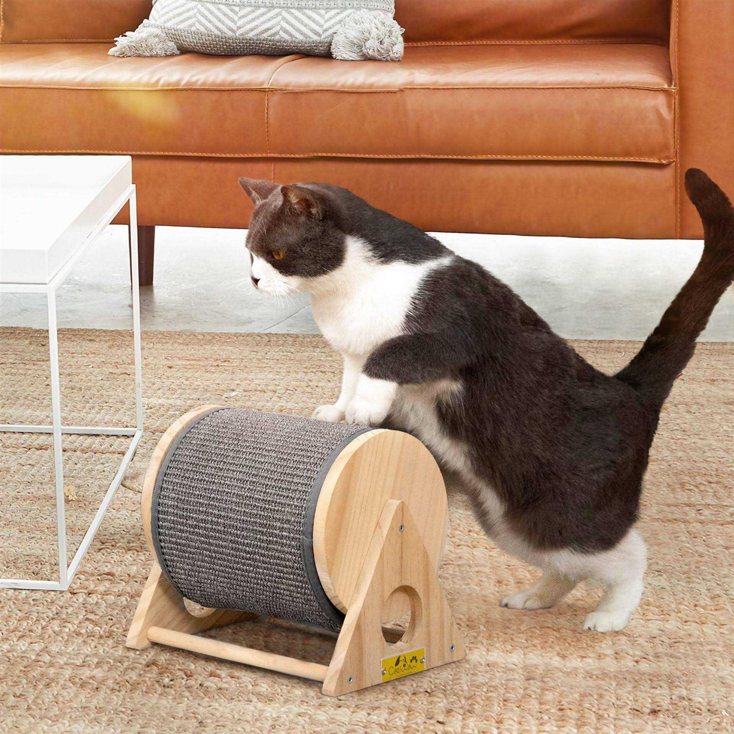 Coziwow Cat Scratching Post Exercise Wheel