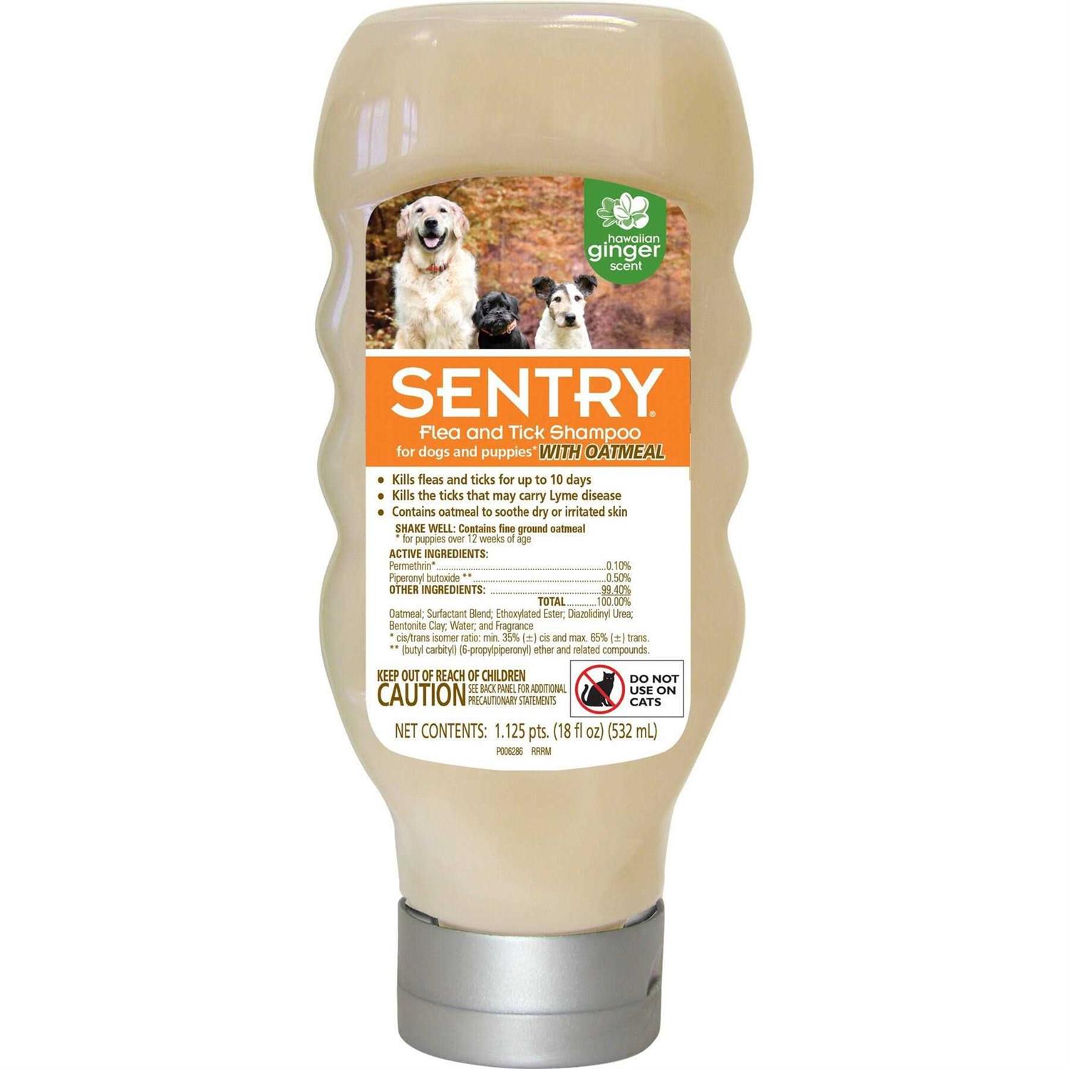 Sentry Oatmeal Flea & Tick Dog Shampoo