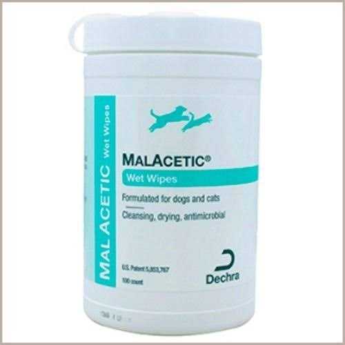 Malacetic Wet Wipes Dry Bath 5 x 7 Wipes 100ct