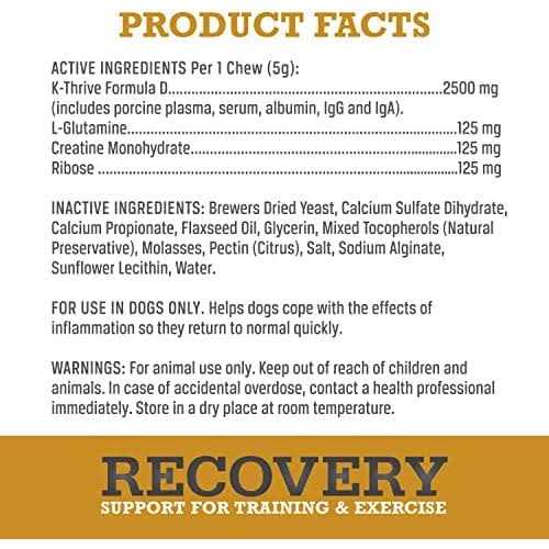 Winpro Pet Free Plasma-Powered Soft Chews, 60 Chews, Natural Blood Protein Supplements for Dogs and