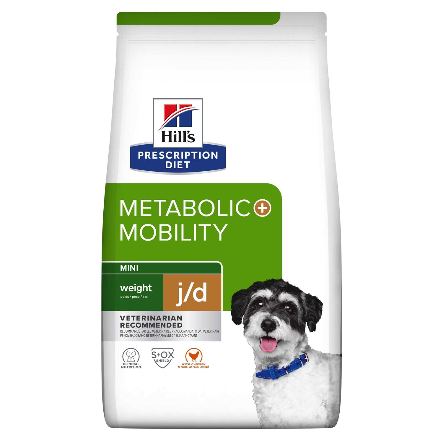Hill’s Prescription Diet Metabolic + Mobility Weight & Joint Care Chicken Flavor Dry Dog Food