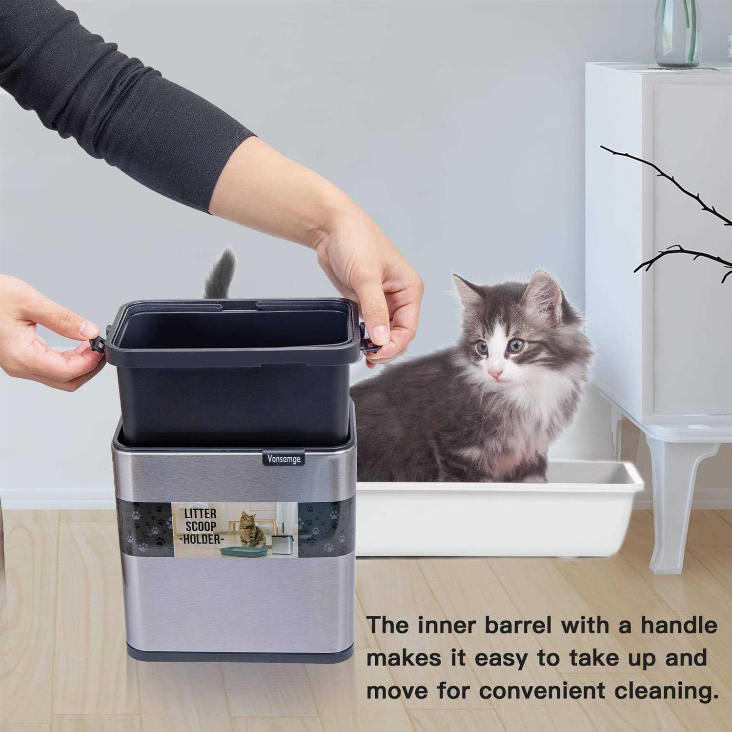Vonsamge Universal cat Litter Scoop Holder