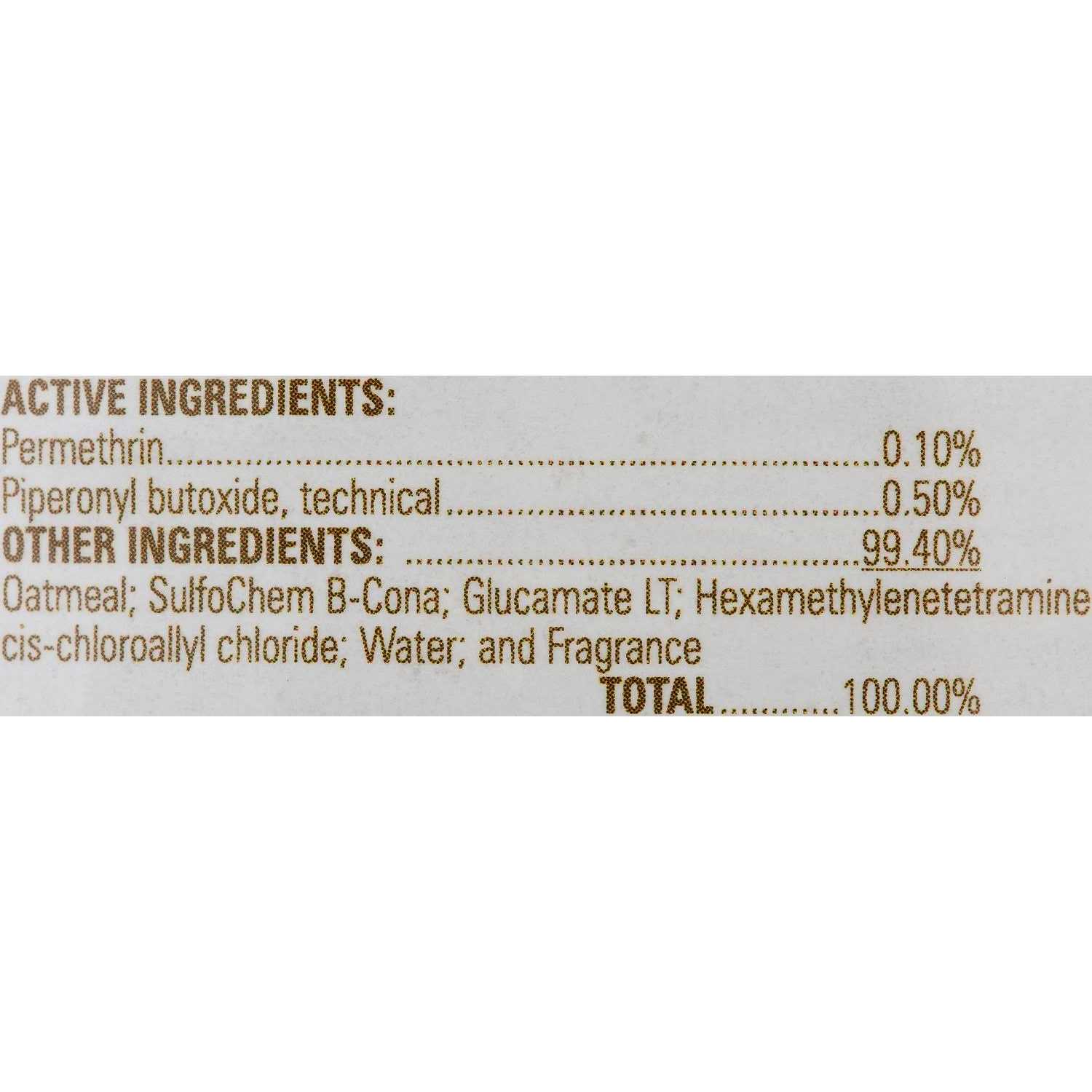 Sentry Oatmeal Flea & Tick Dog Shampoo