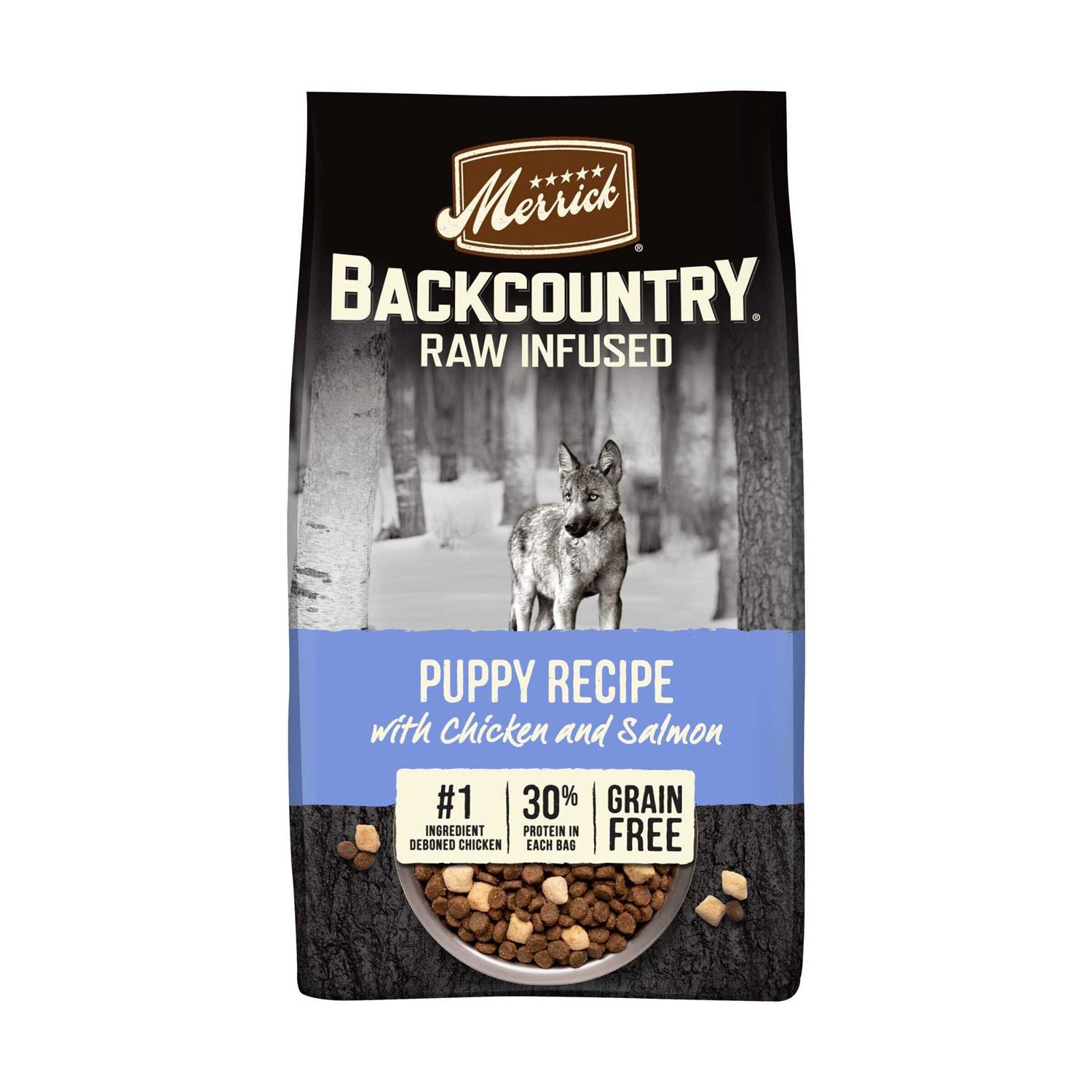 Merrick Backcountry Raw Infused Grain Free Puppy Recipe Dog Food