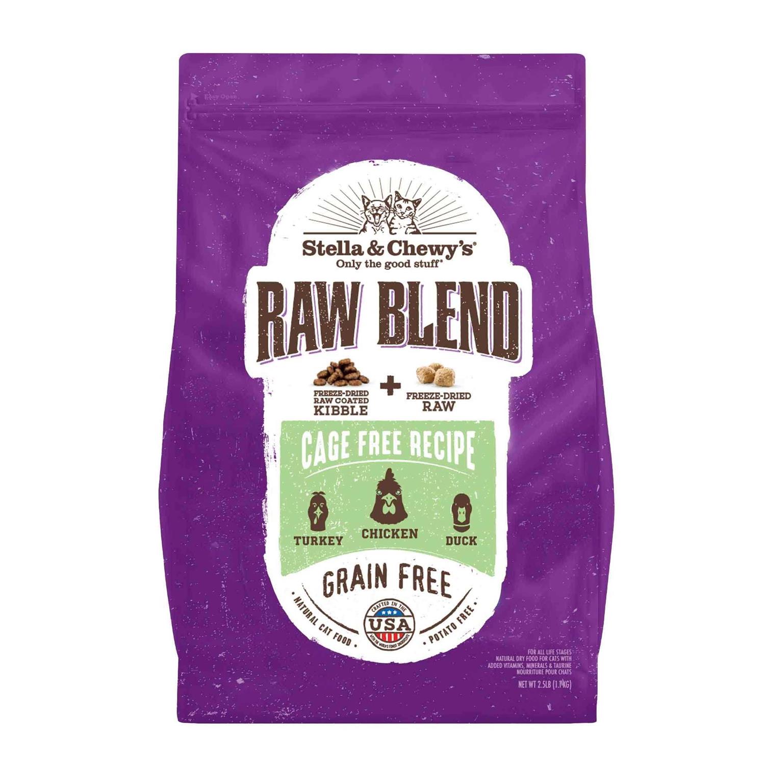 Stella Chewy’s Raw Blend Cage-Free Recipe Dry Cat Food