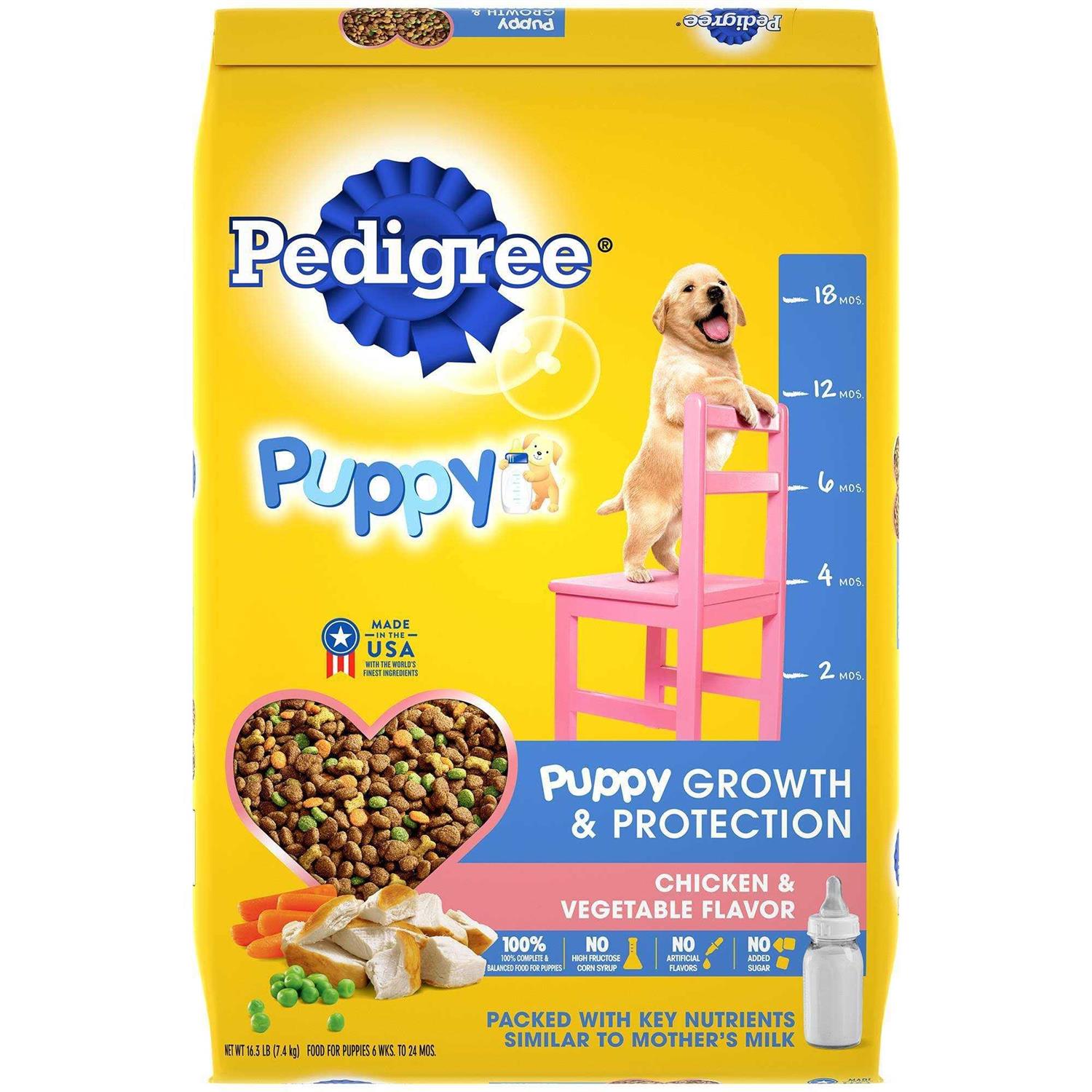 Pedigree Puppy Growth & Protection Chicken & Vegetable Dry Dog Food