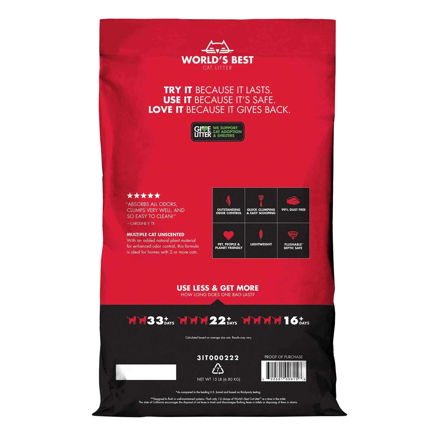 World’s Best Cat Litter Clumping