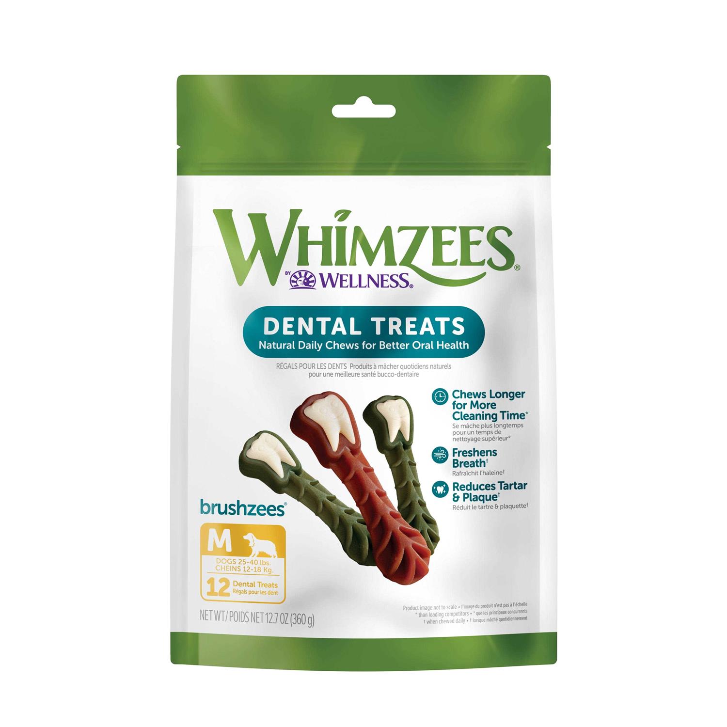 Whimzees Brushzees Dental Treats