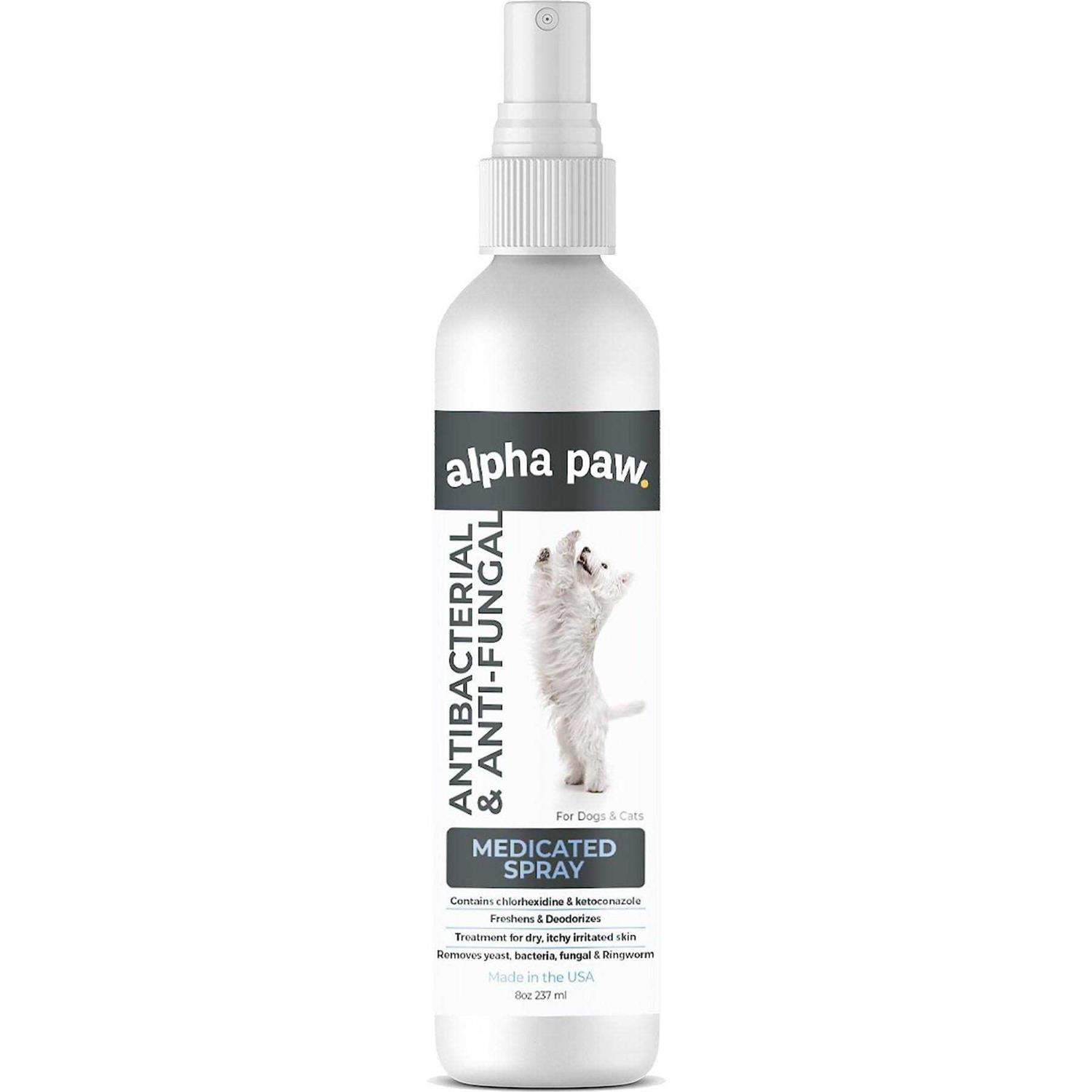 Alpha Paw Antibacterial & Antifungal Medicated Dog & Cat Spray