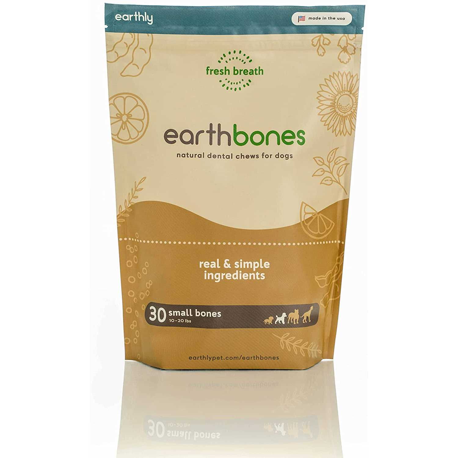 Earthbones Dental Chews for Dogs Bones