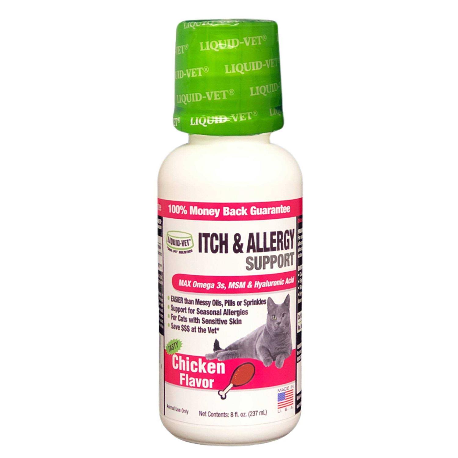 Liquid-Vet Chicken Itch & Allergy Support Cat Formula