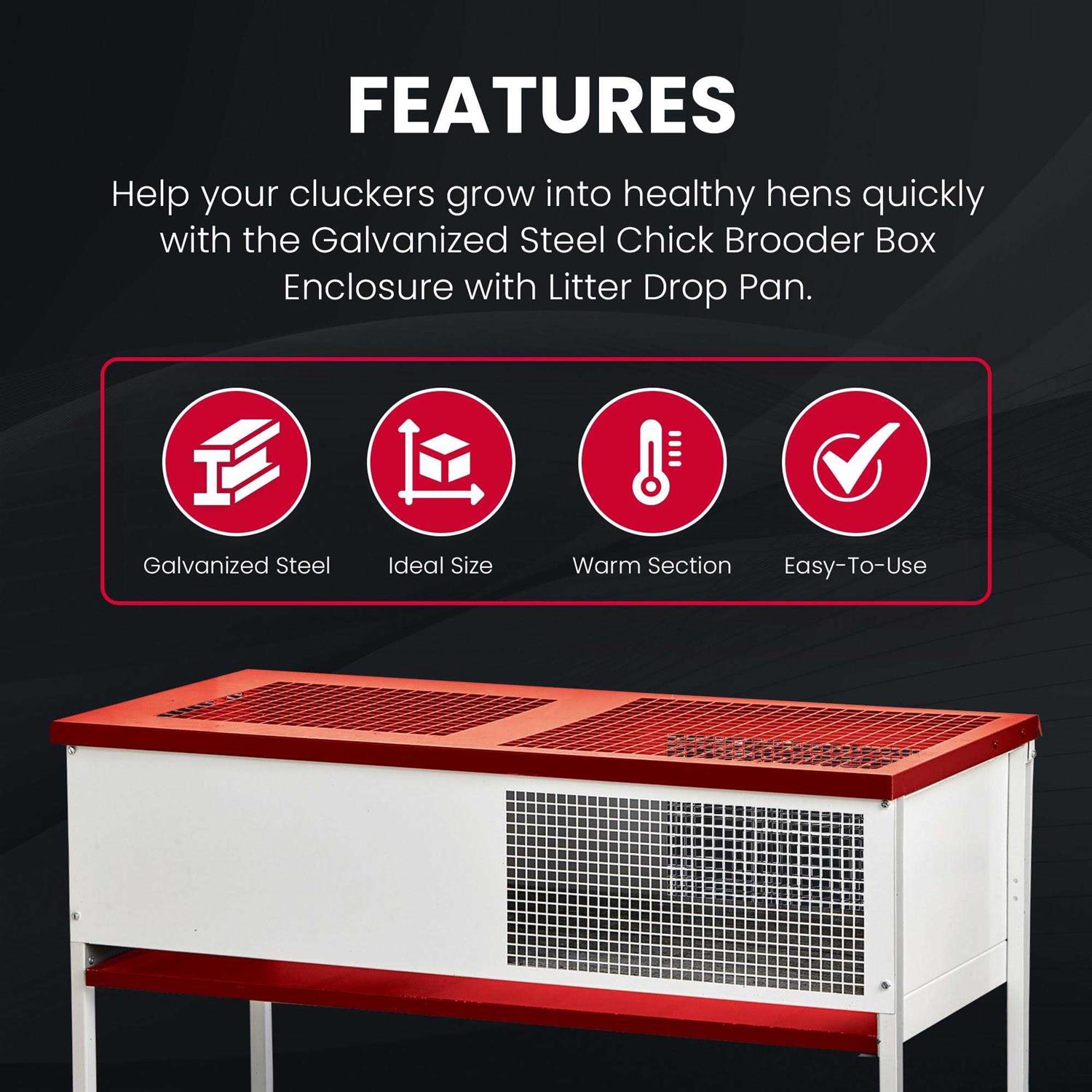 Little Giant Chick Brooder Box Galvanized