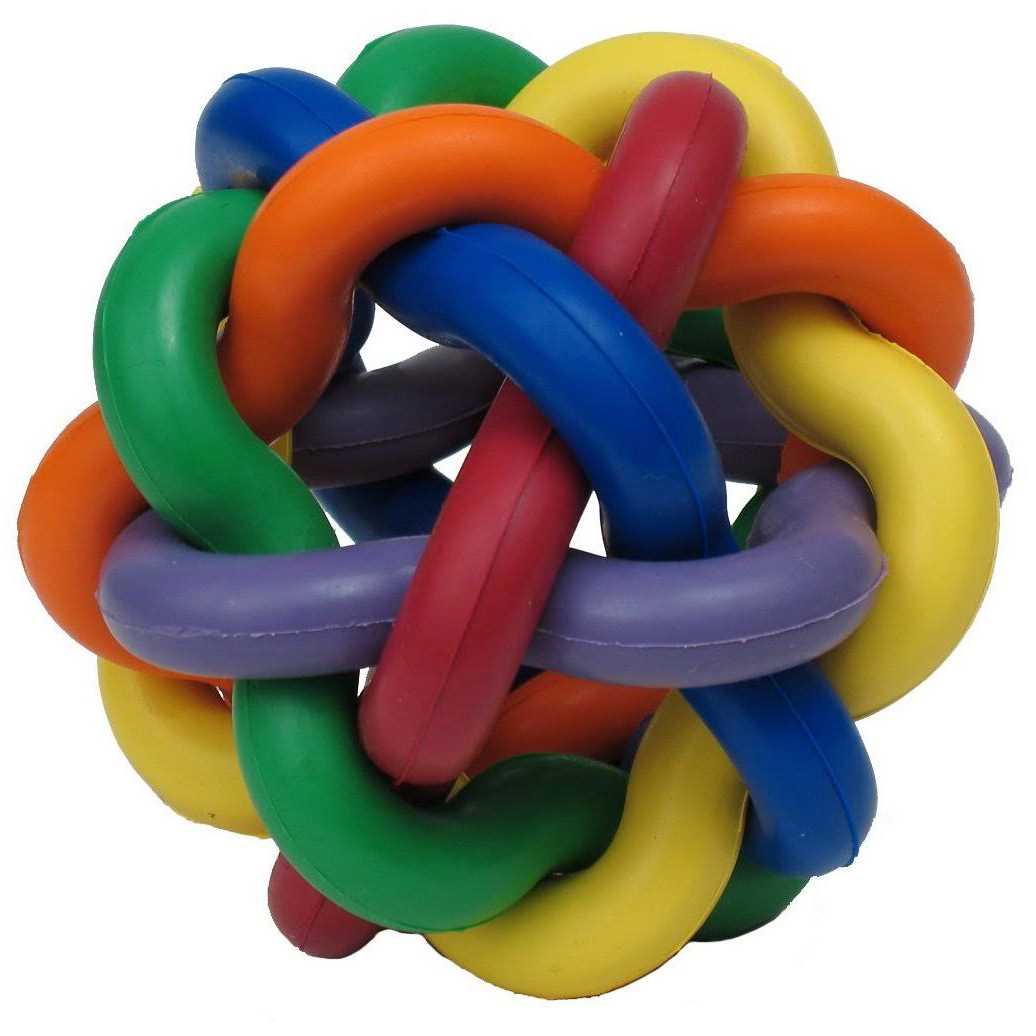 Multipet Nobbly Wobbly Ball Dog Toy