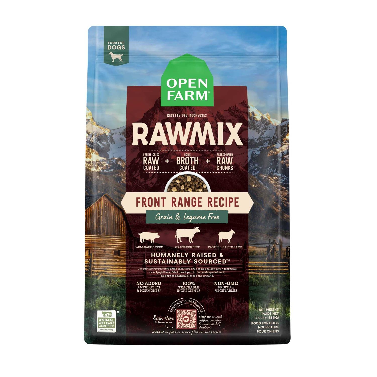 Open Farm RawMix Front Range Grain Free Dog Food