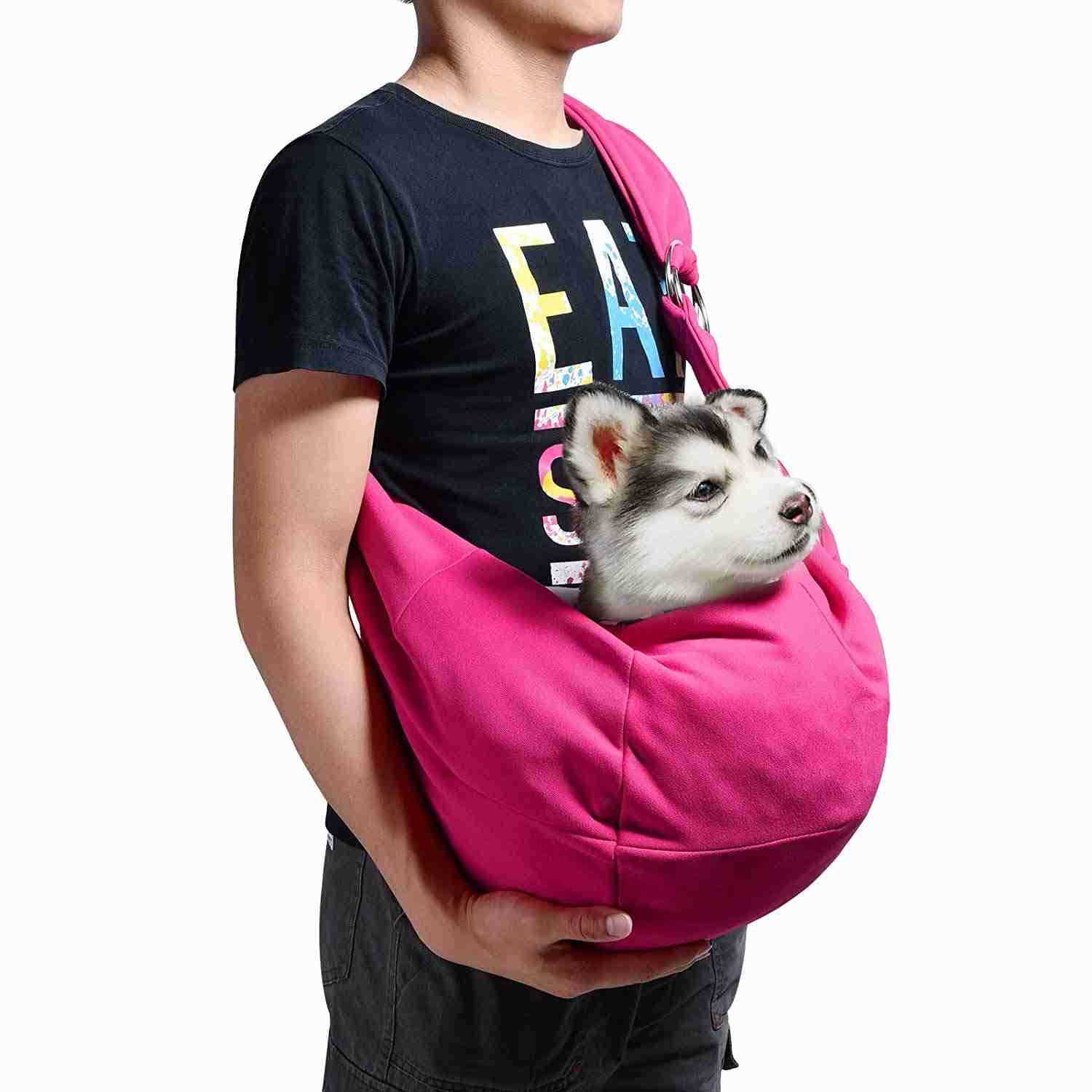 TOMKAS Dog Sling Carrier for Small Dogs Puppy Carrier for Small Dogs