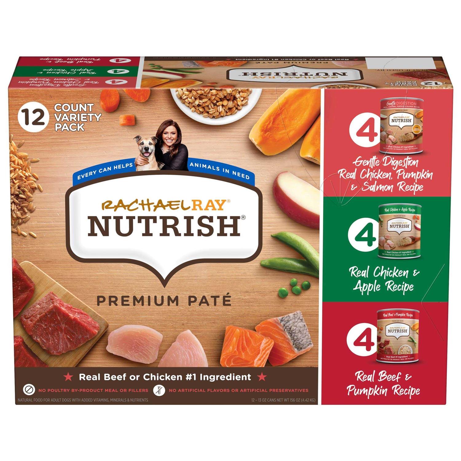Rachael Ray Nutrish Premium Wet Dog Food Variety Pack