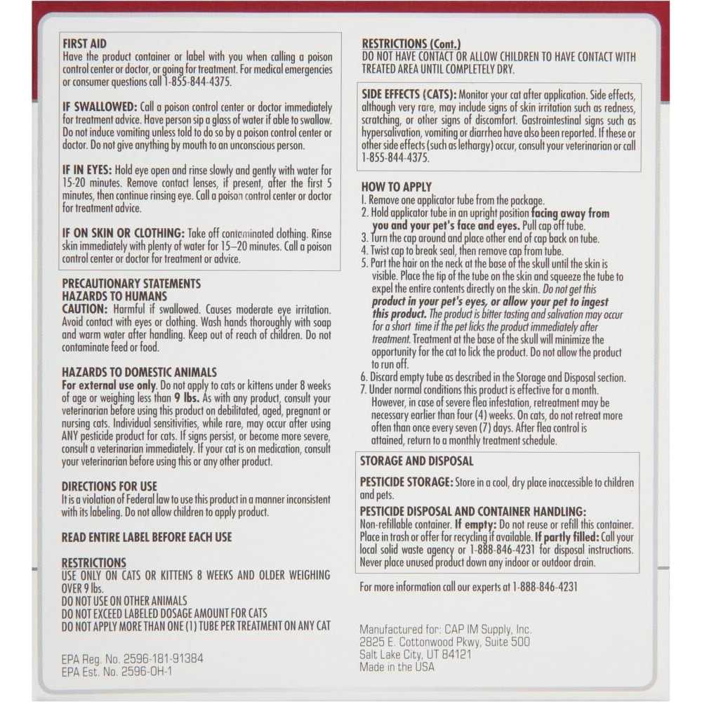 Advecta Plus Flea Protection for Large Cats