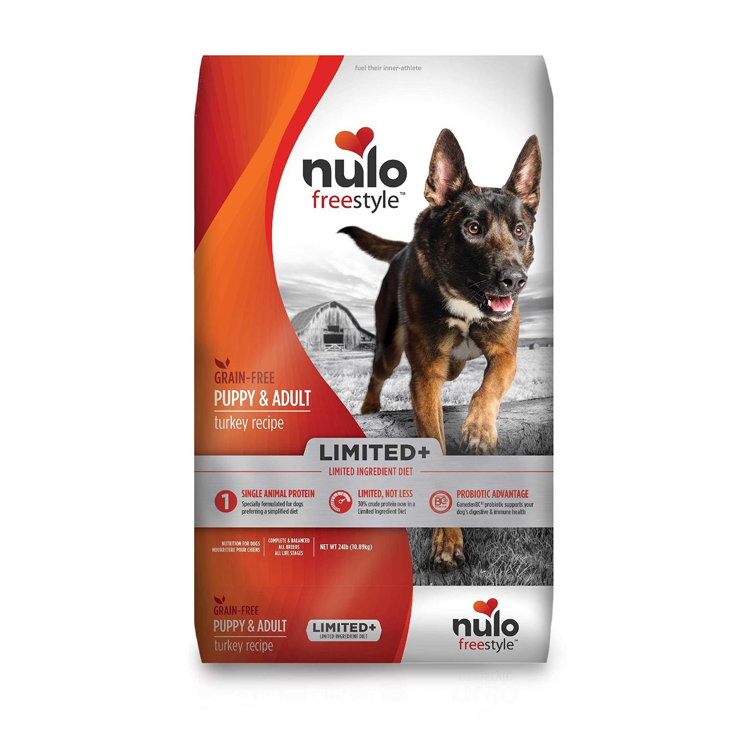 Nulo Freestyle Limited+ Turkey Recipe Grain-Free Puppy & Adult Dry Dog Food