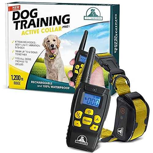Pet Union Pt0z1 Premium Dog Training Shock Collar for Dogs with Remote