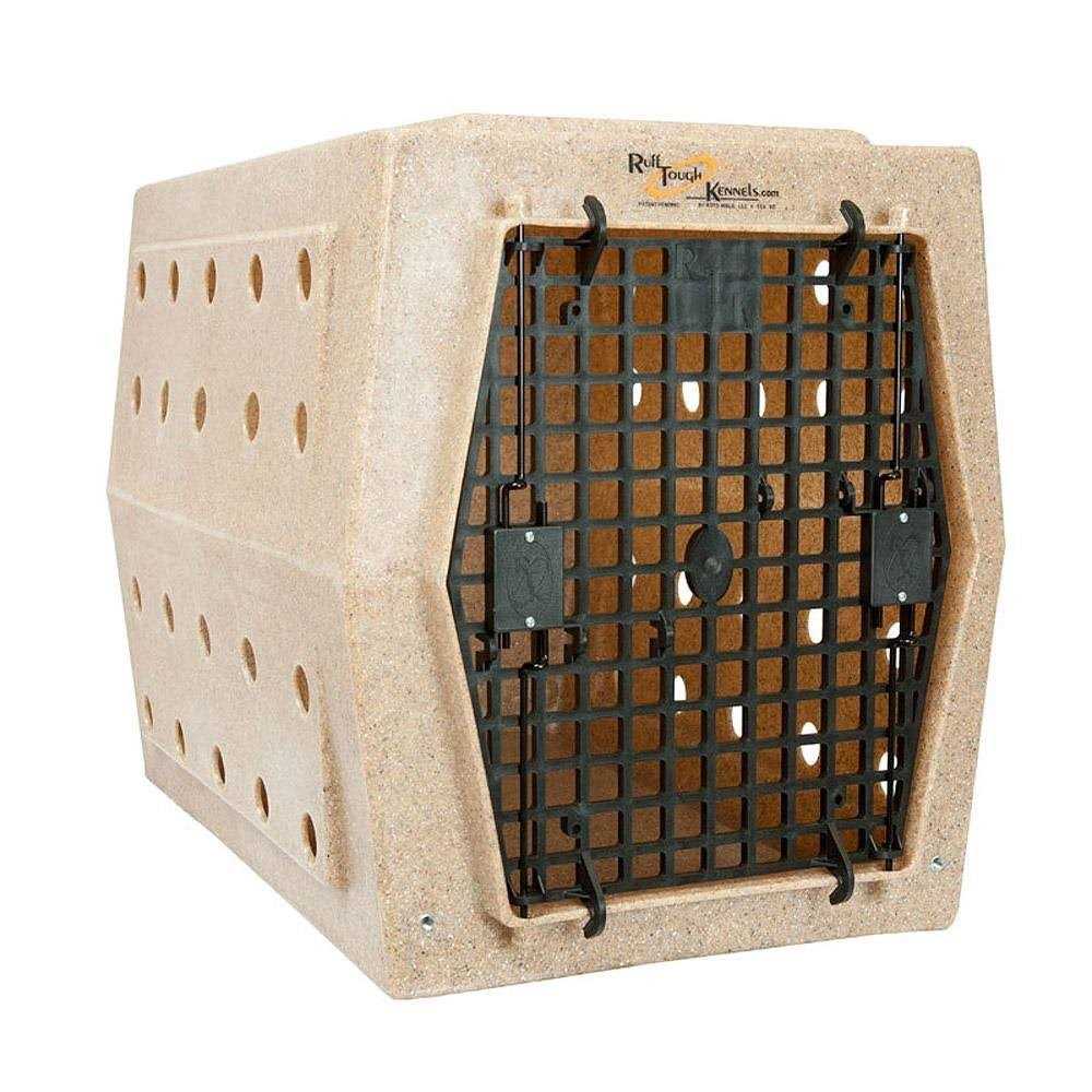 Ruff Land Kennels Intermediate Kennel Double Door INTDD2009TAN22