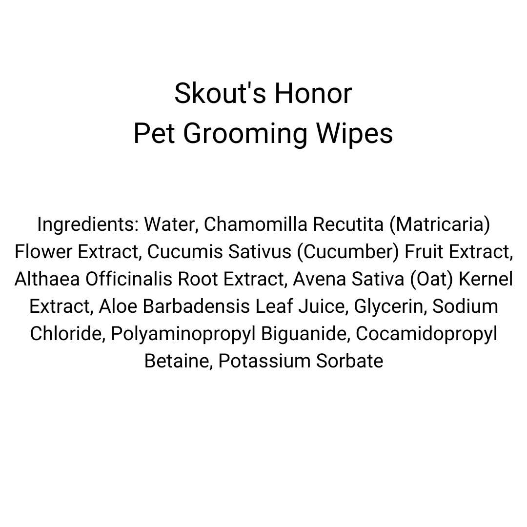 Skout’s Honor Pet Grooming Wipes