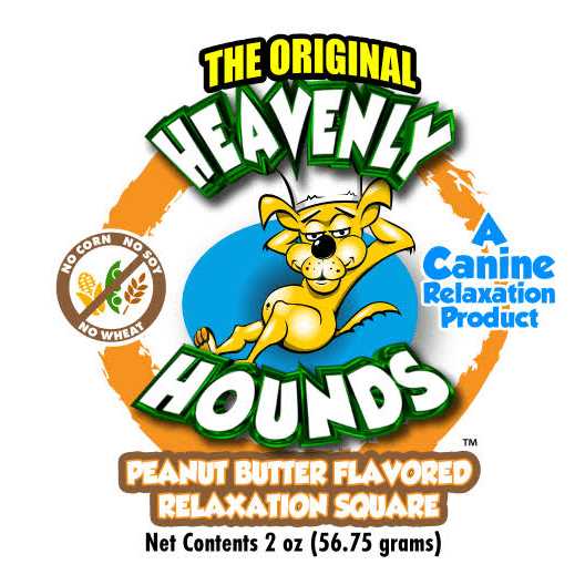 Heavenly Hounds Peanut Butter Flavored Relaxation Square