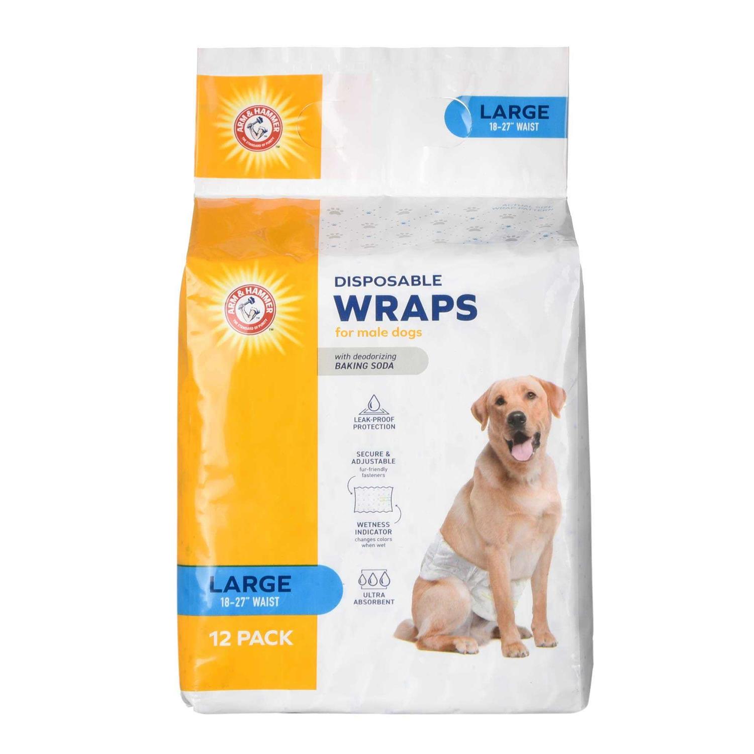 Arm & Hammer for Pets Male Dog Wraps 12