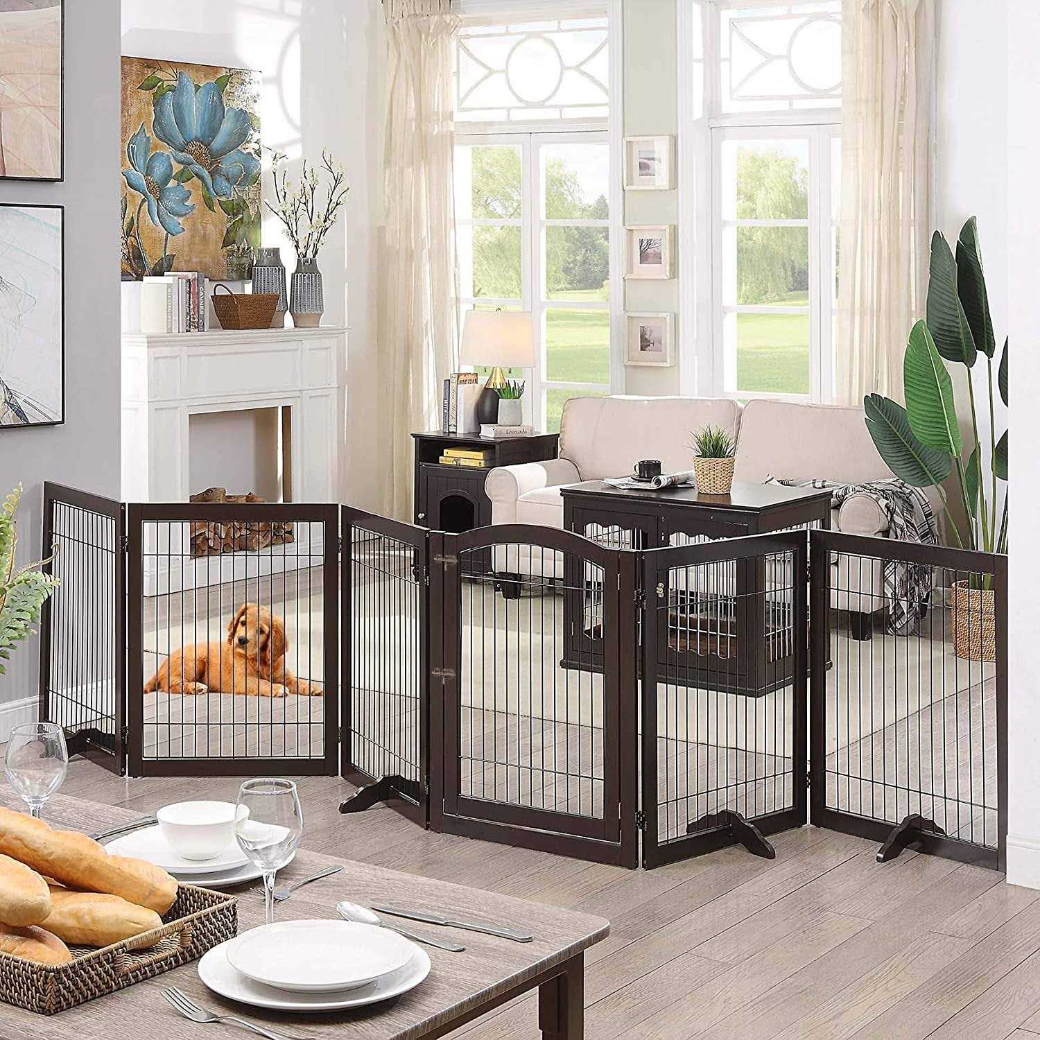 Unipaws Freestanding Pet Playpen