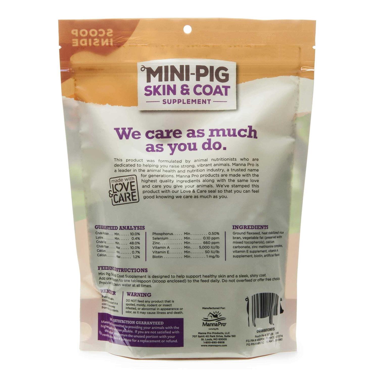 Manna Pro Mini Pig Skin & Coat Supplement