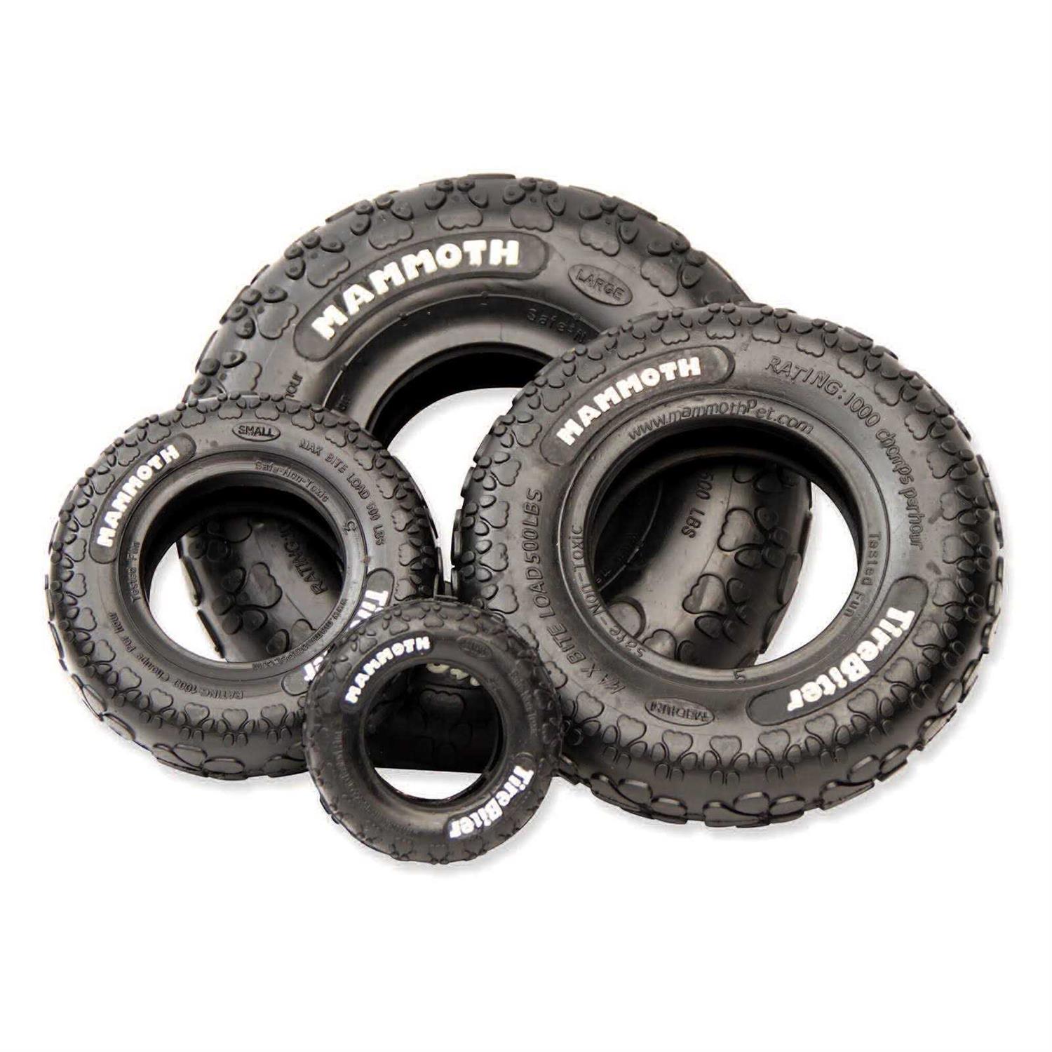 Mammoth TireBiter Rubber Tire Dog Toy Medium
