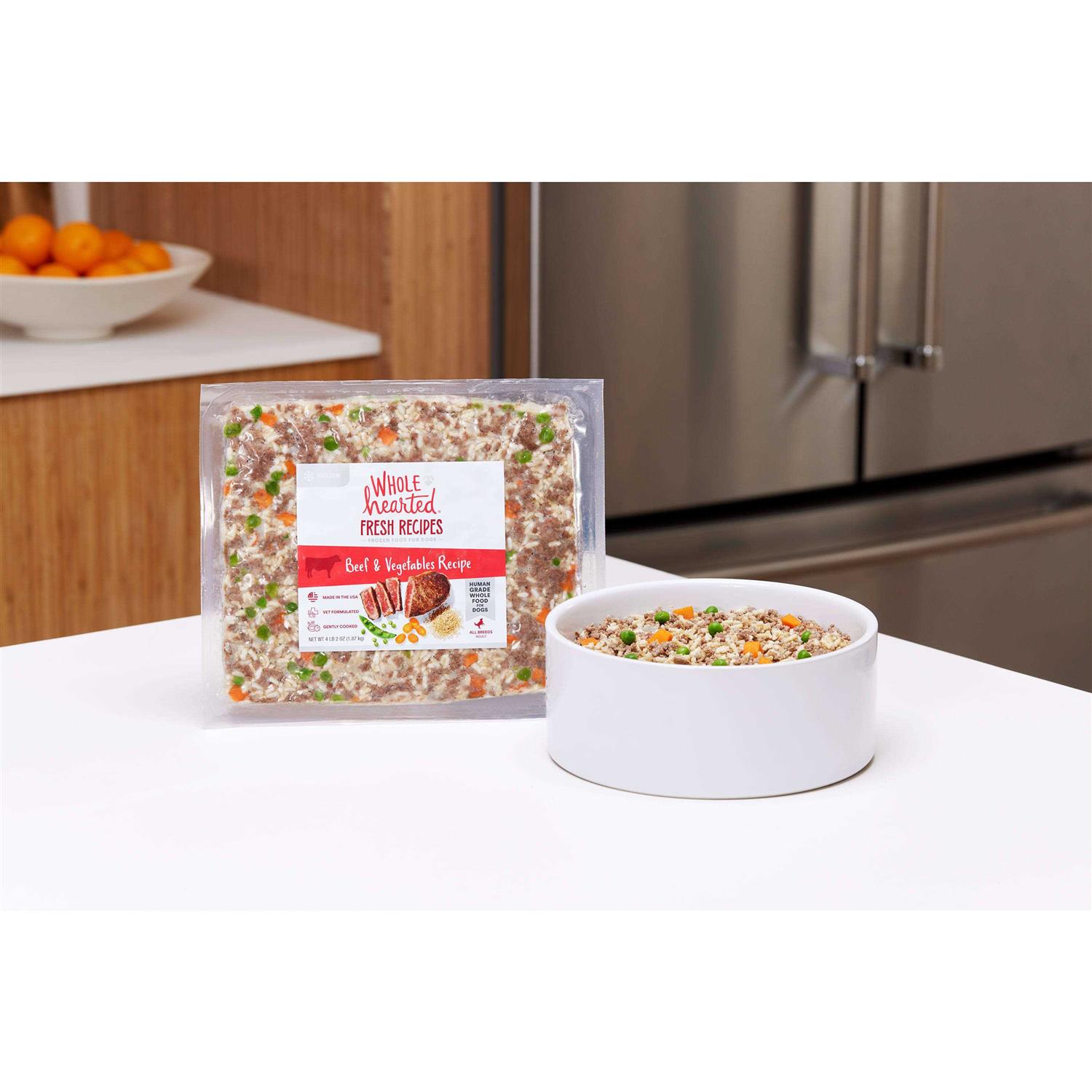 WholeHearted Fresh Frozen Beef Recipe Dog Food