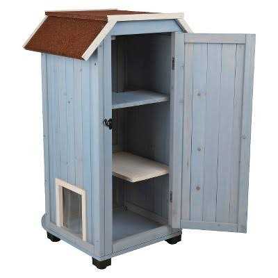 TRIXIE 3-Story Outdoor Cat House