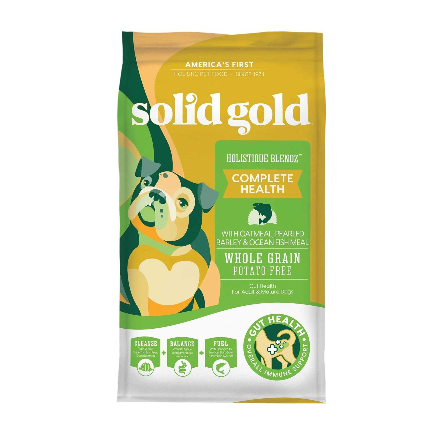 Solid Gold Holistique Blendz Oatmeal Fish Dry Dog Food
