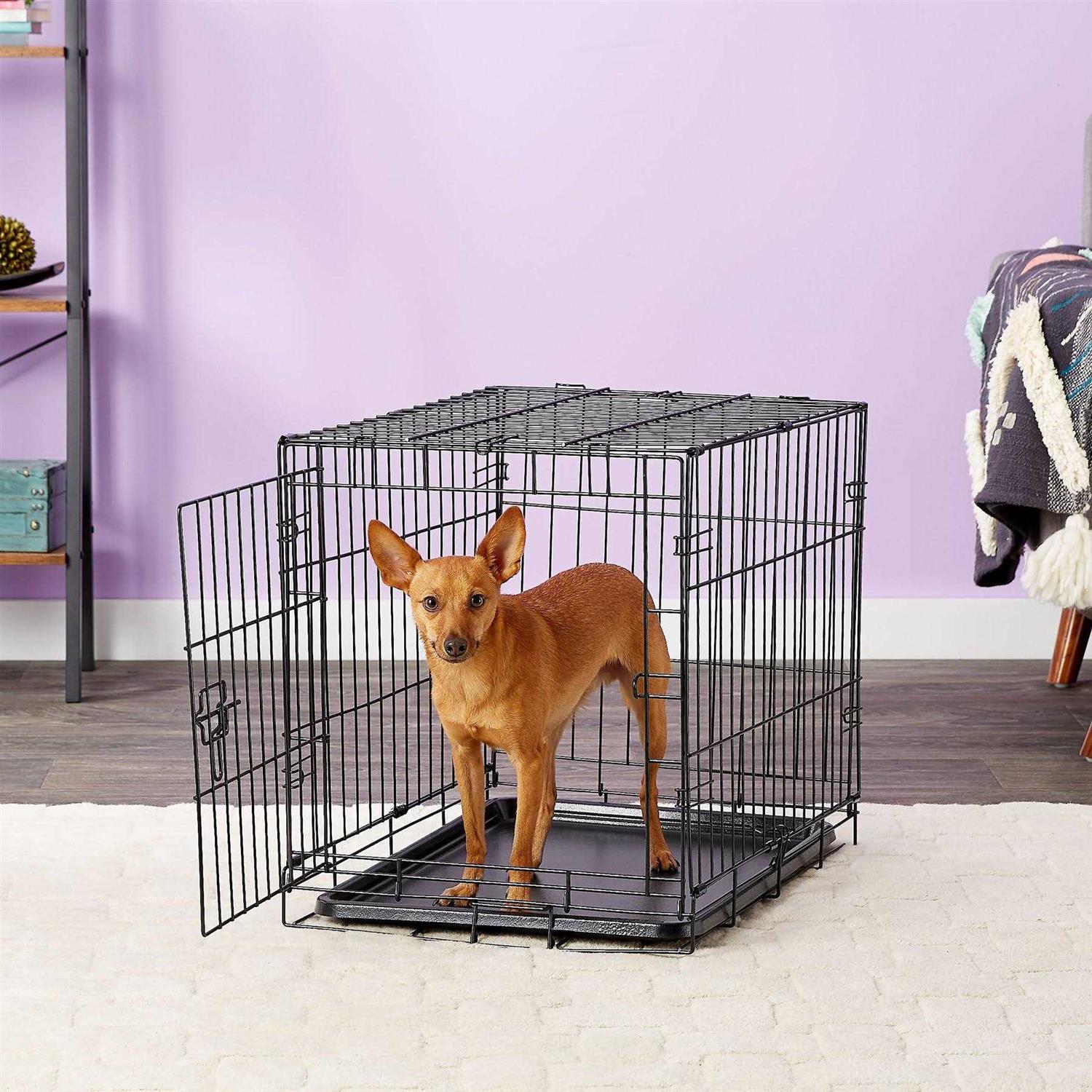 Carlson Pet Products Secure Single Door Wire Dog Crate