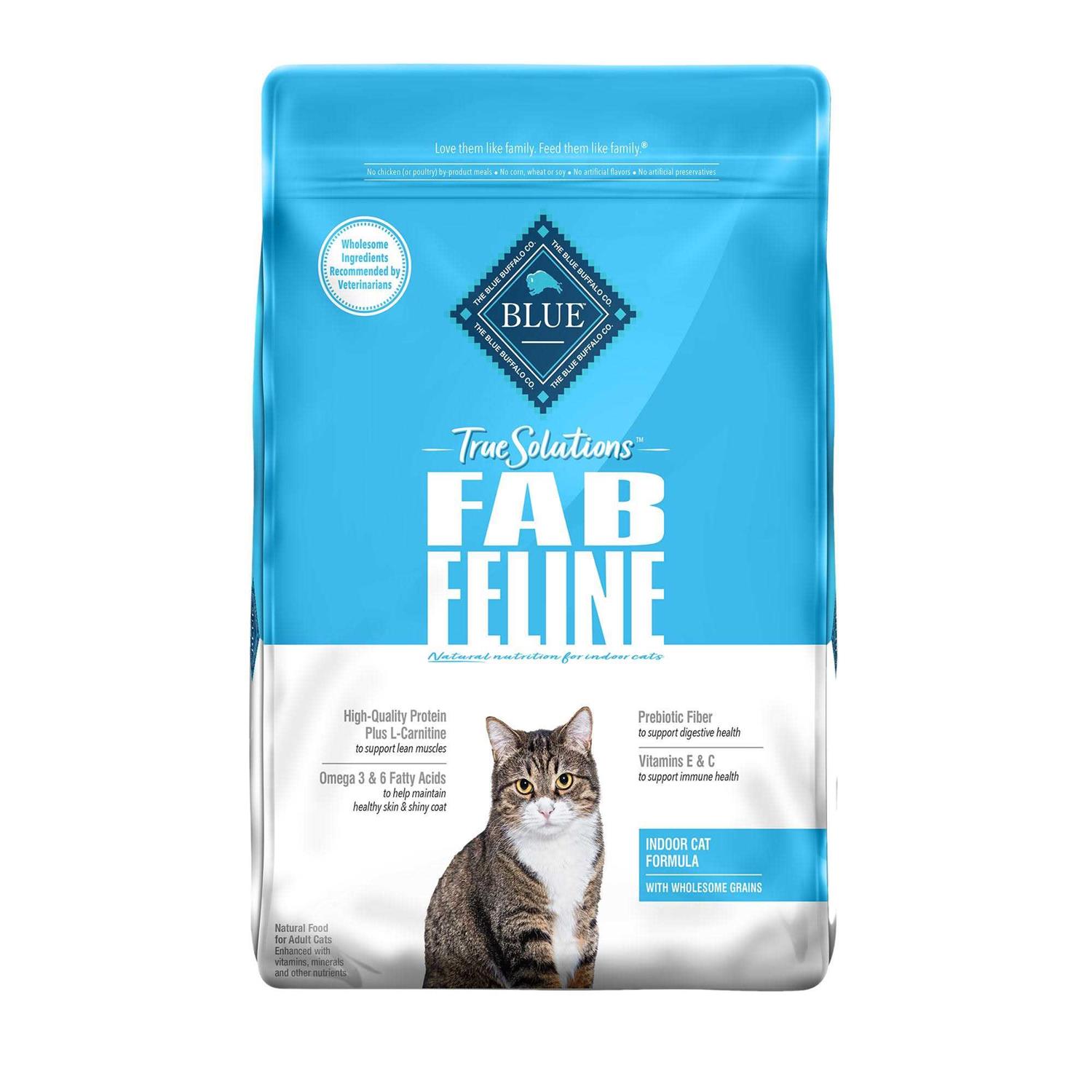 Blue Buffalo True Solutions Fab Feline Natural Chicken Indoor Adult Dry Cat Food