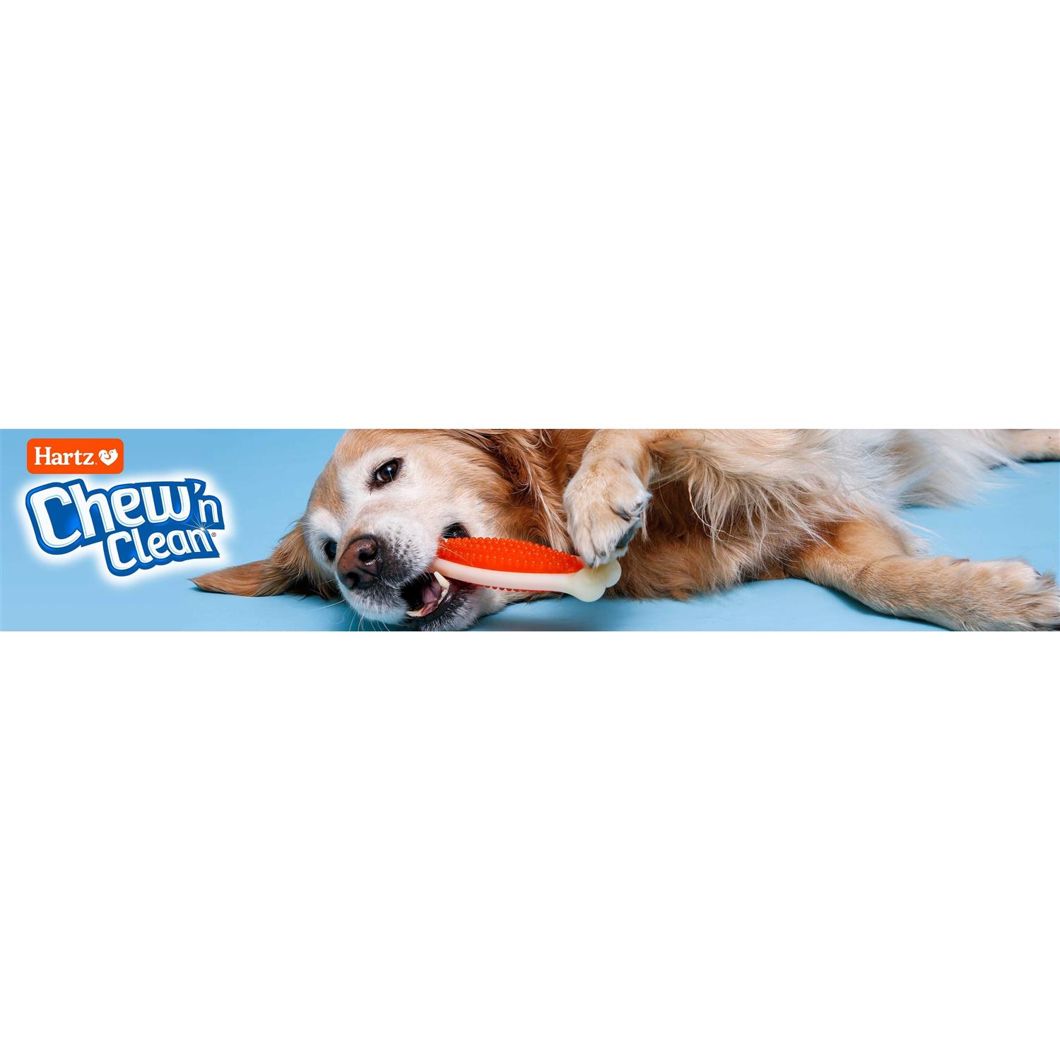 Hartz Chew ‘n Clean Tuff Bone Tough Dog Chew Toy