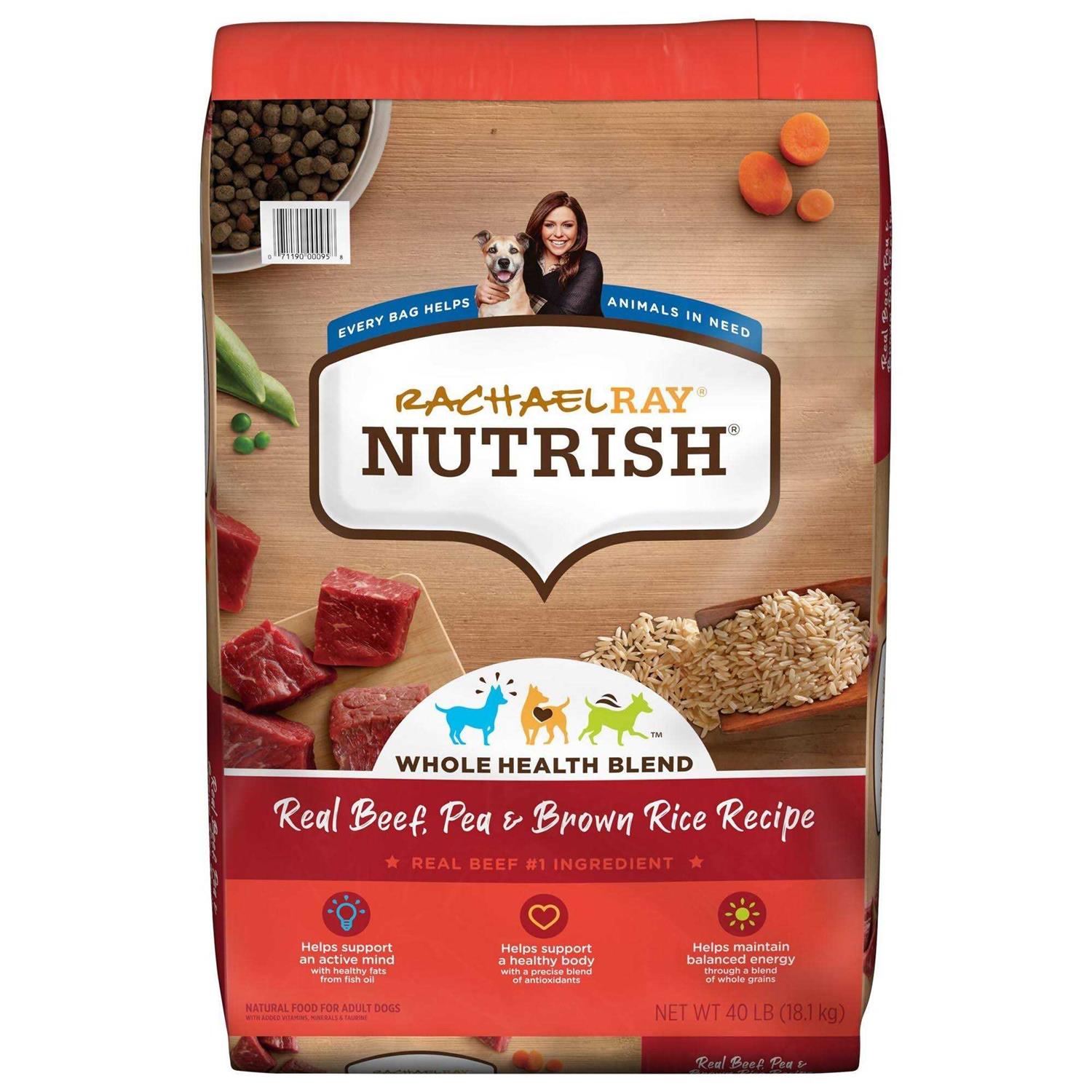 Rachael Ray Nutrish Real Beef Pea & Brown Rice Dry Dog Food