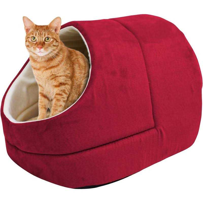 Goopaws 4 in 1 Self Warming Burrow Cat Bed