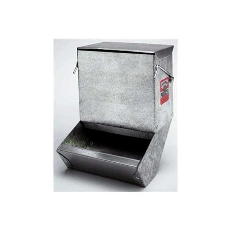 Pet Lodge 5 Metal Small Animal Feeder with Lid