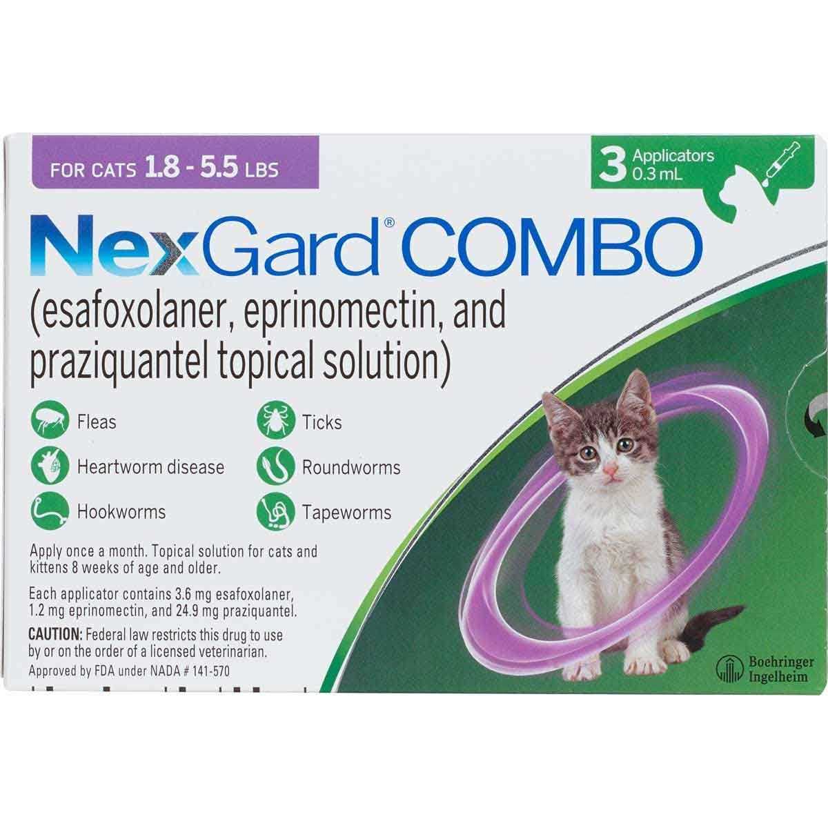 NexGard Combo Topical for Cats