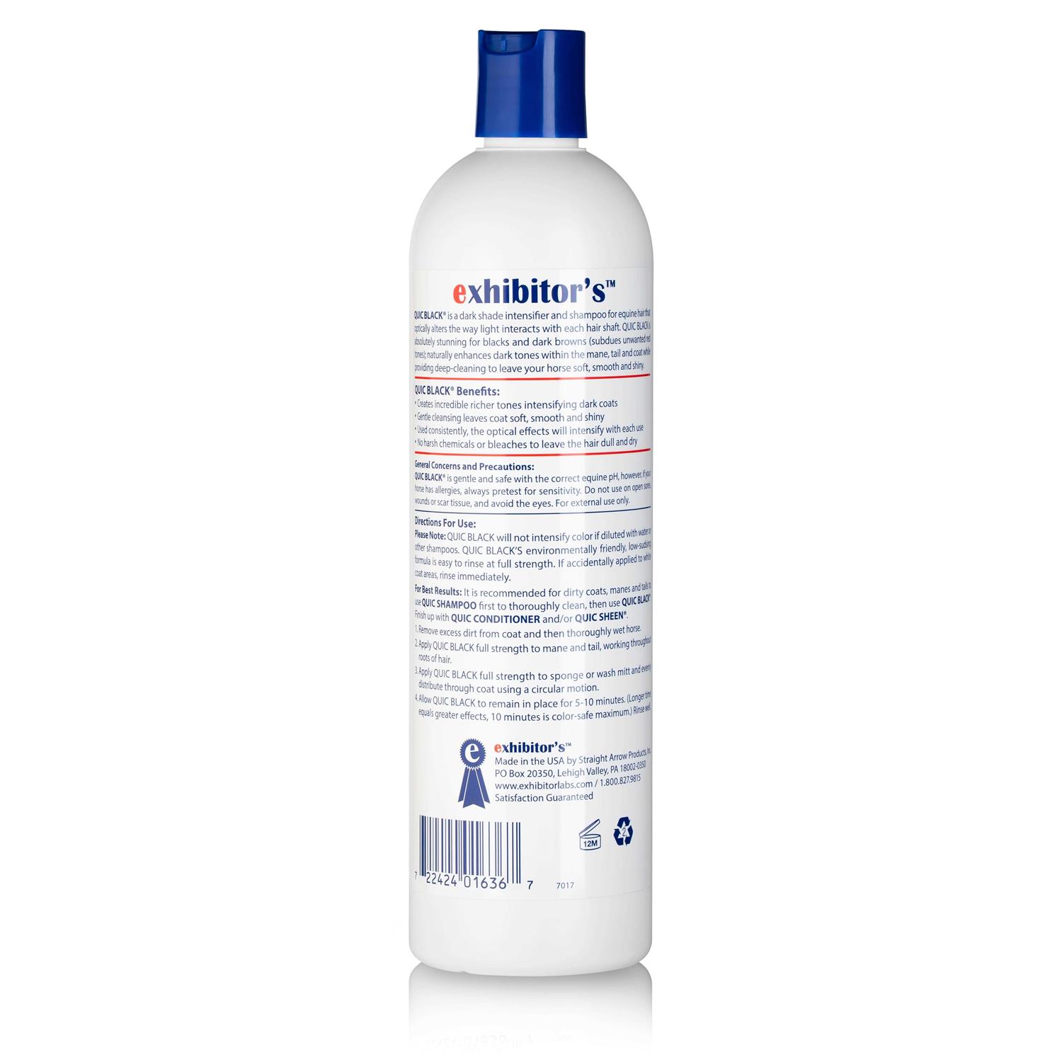 Exhibitor’s Quic Black Shampoo