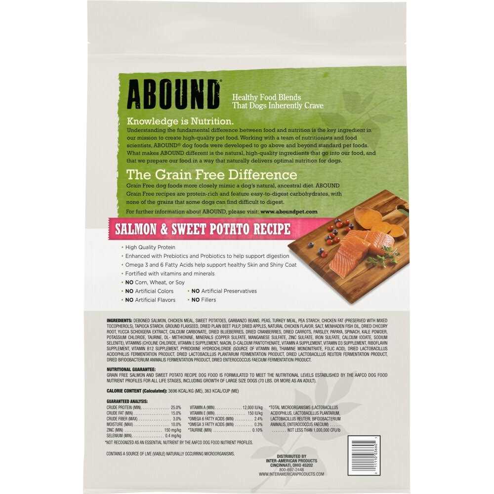 Abound Grain Free Salmon & Sweet Potato Recipe Adult Dry Dog Food