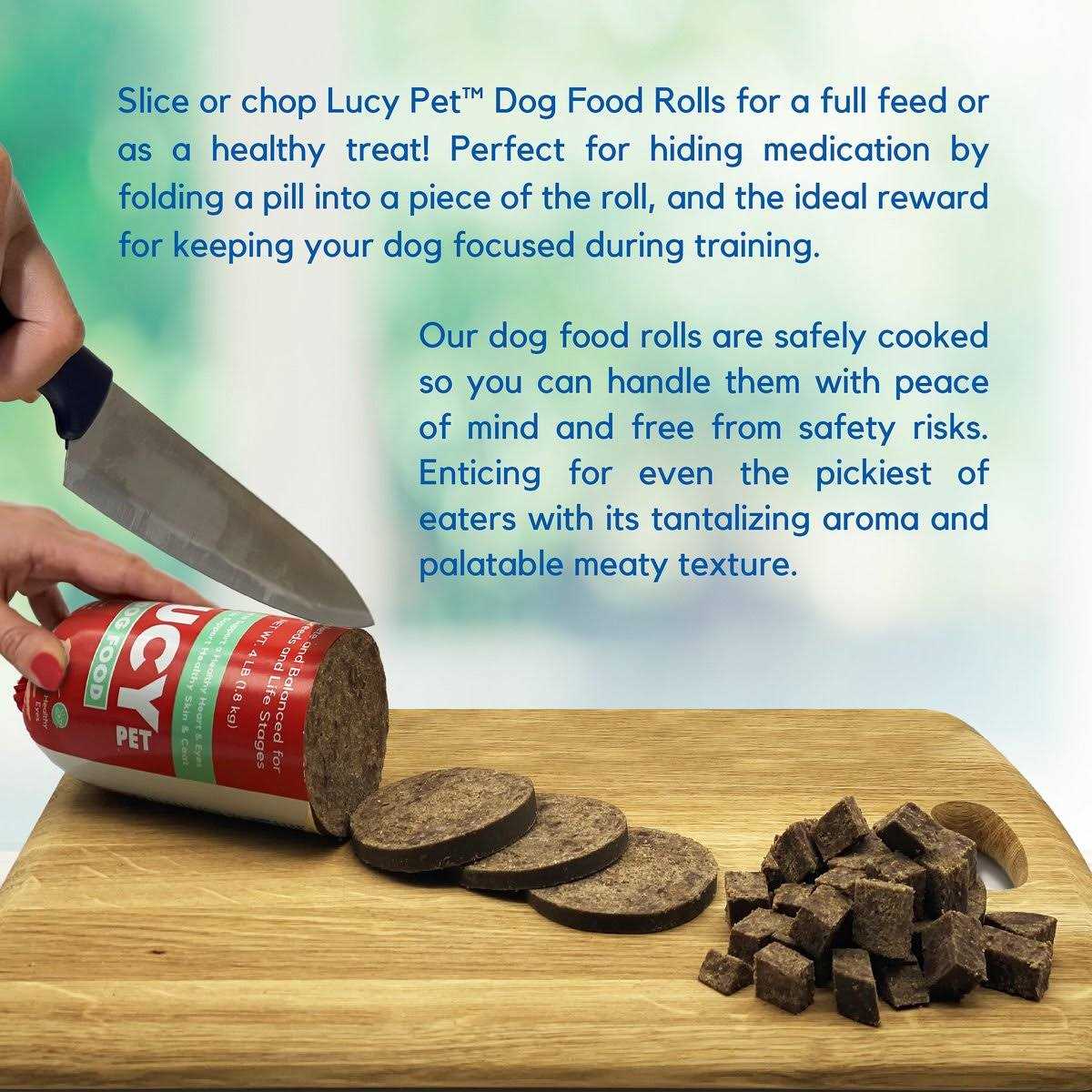 Lucy Pet Products Beef Dog Food Roll