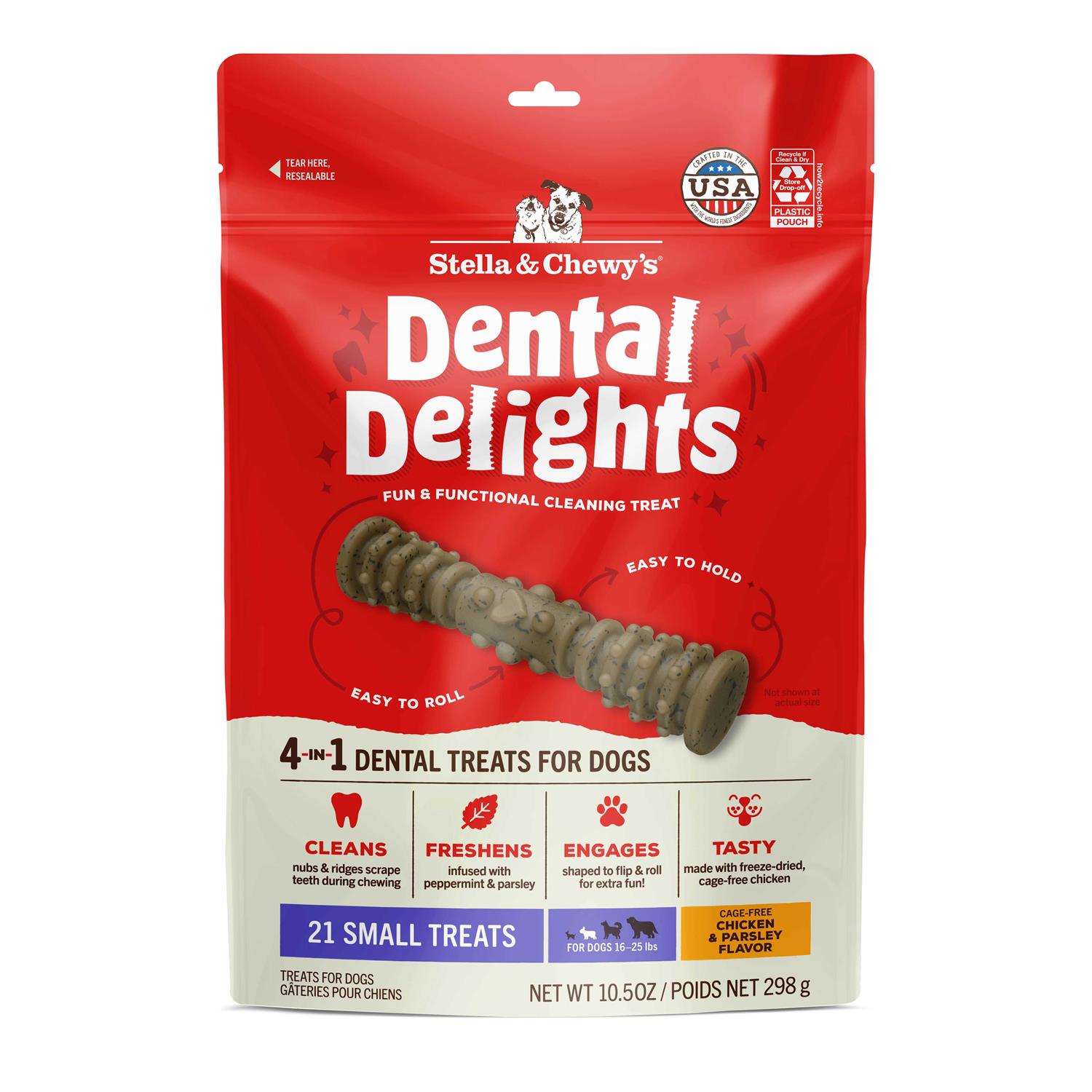 Stella & Chewy’s Dental Delights Dog Treats