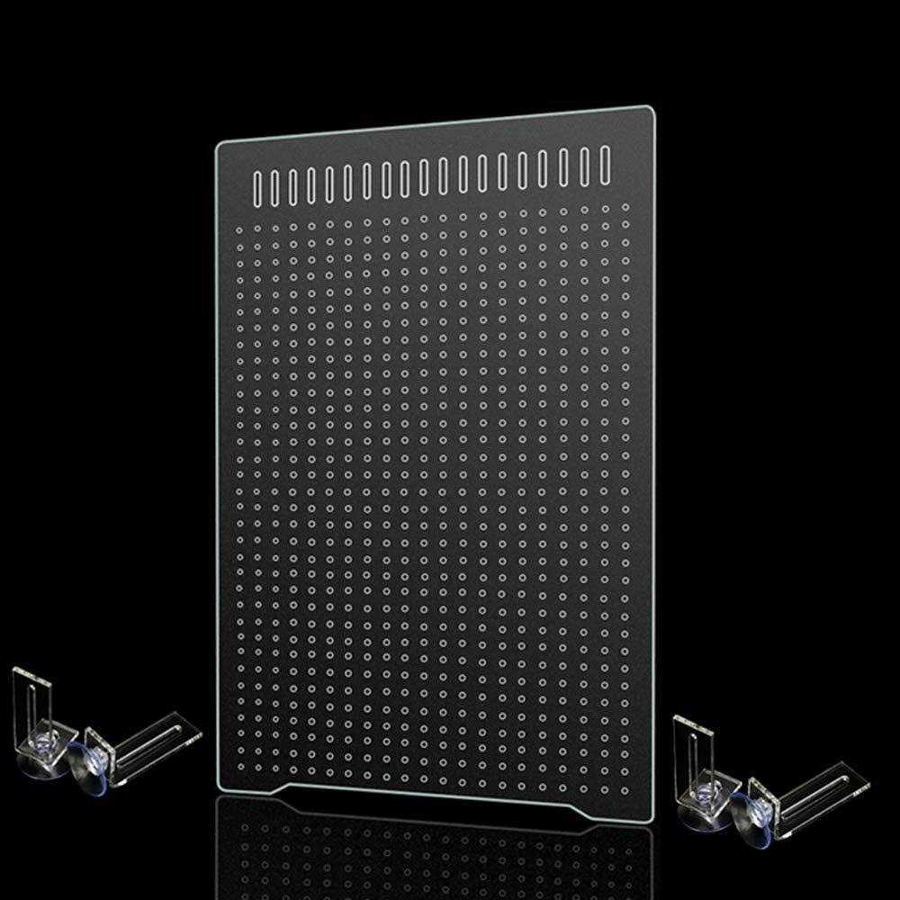 ONE Set of DIY Designed Clear Easy to Bent Cut and Assemble for Most Fish Tanks