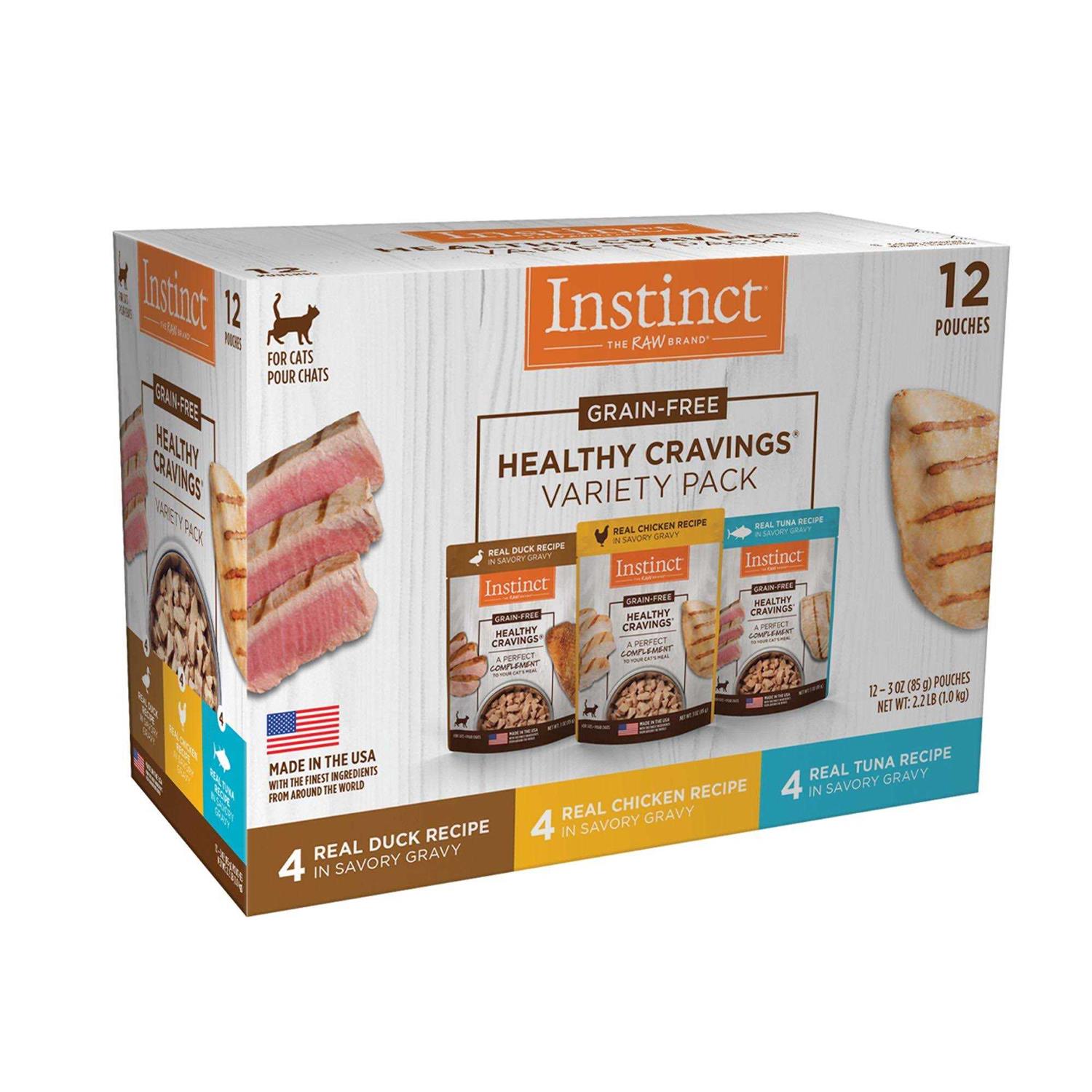 Instinct Healthy Cravings Grain Free Real Recipe Wet Cat Food Topper