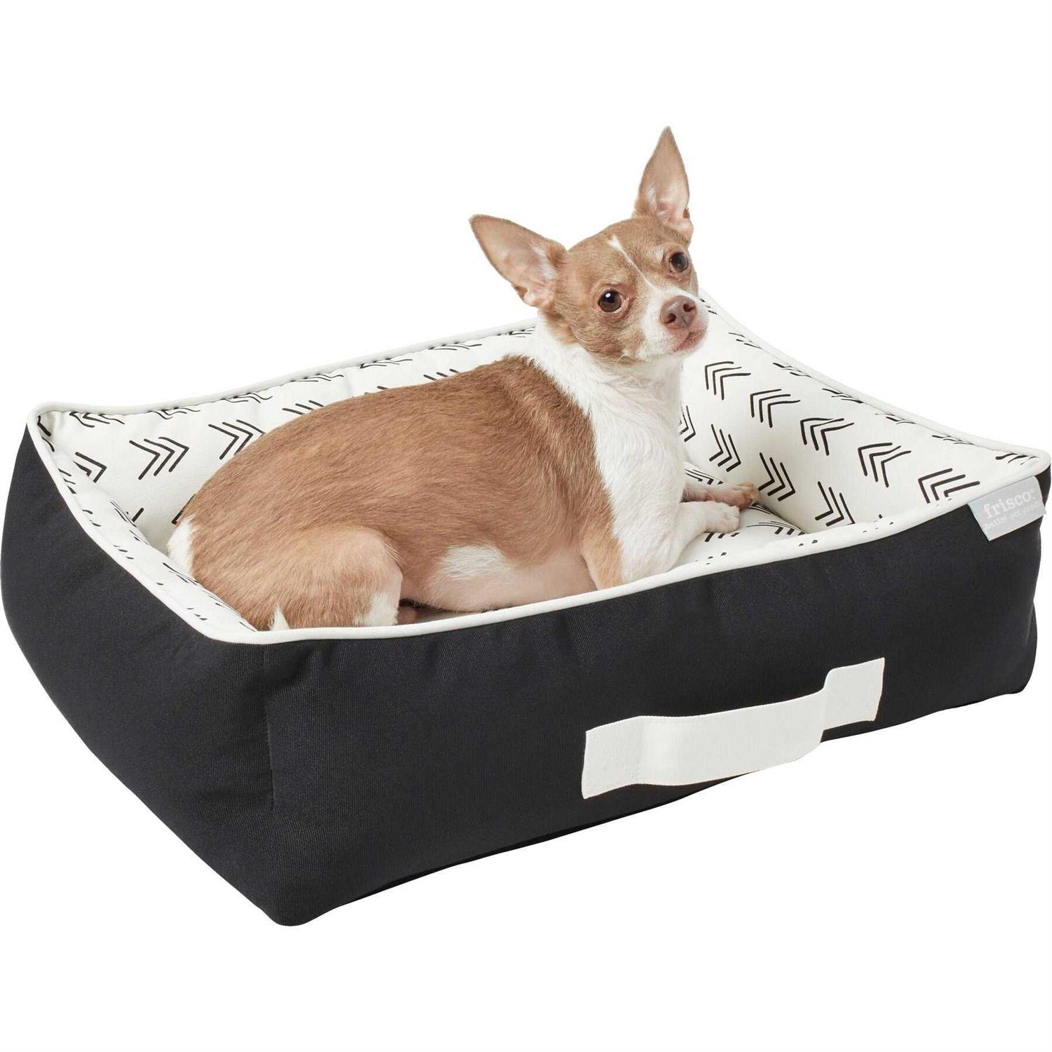 Frisco Indoor/Outdoor Bolster Cat & Dog Bed